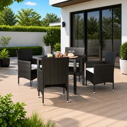 Comfortable 5 Piece Outdoor Dining Set for You