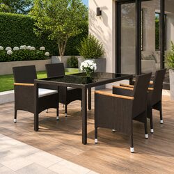 Join Friends Around This Beautiful 5-Piece Dining Set