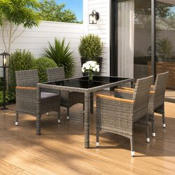 Create Your Outdoor Space with a 5-Piece Dining Set