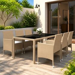 Your New Favorite 7 Piece Outdoor Dining Set Awaits