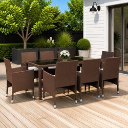 Friendly 9-Piece Outdoor Dining Set for Your Space