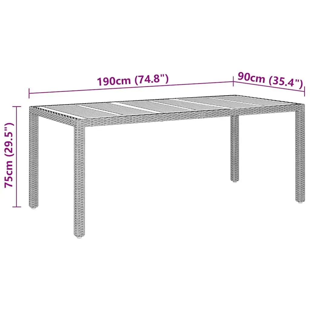 9-Piece Garden Dining Set