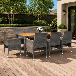 9-Piece Garden Dining Set: Stylish and Functional