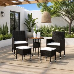 Create a Cozy Outdoor Space with 5 Piece Lounge Set