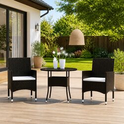 Friendly 3 Piece Outdoor Dining Set for Your Enjoyment