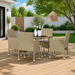 Friendly 5-Piece Garden Dining Set for Your Patio