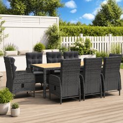 Your Perfect Outdoor Dining Companion – 9-Piece Set