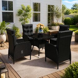 Make Your Patio Shine with This 5 Piece Dining Set