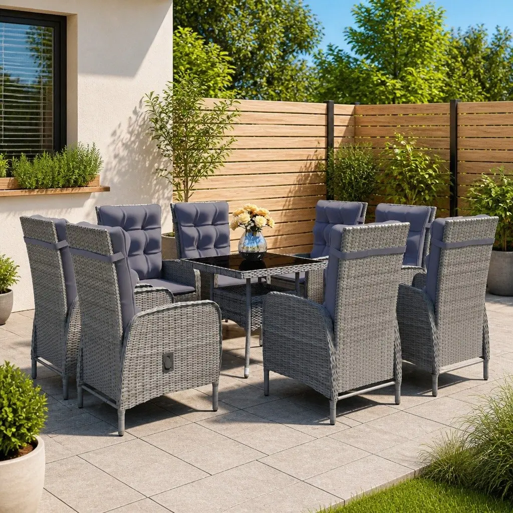 9 Piece Outdoor Dining Set