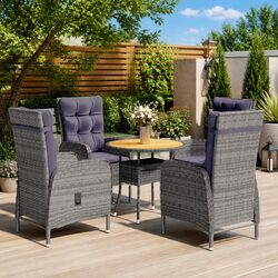 Your Ideal 5 Piece Grey Bistro Set for Patio Comfort