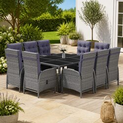 Discover Comfort with an 11 Piece Outdoor Garden Dining Set