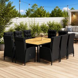 Friendly 11-Piece Garden Set for Outdoor Dining Fun