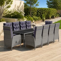 Enjoy Meals Outdoors with the 11-Piece Dining Set