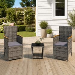 Friendly 3 Piece Garden Lounge Set for Outdoor Fun