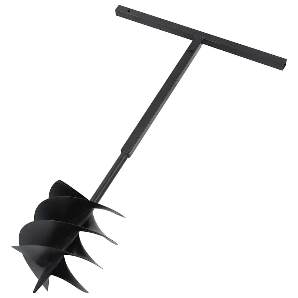 Ground Drill Auger with Ergonomic Handle 250mm Extended Length for Soil Aeration Composting