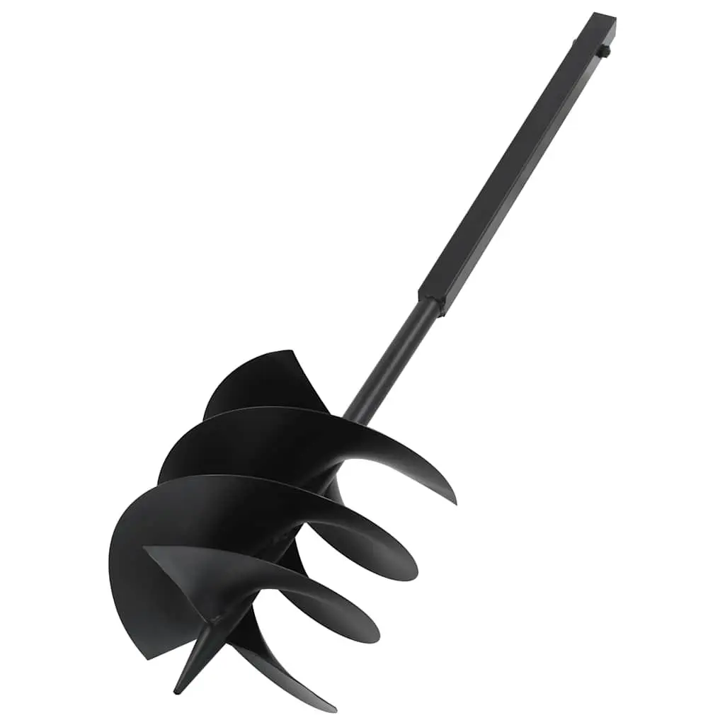 Ground Drill Auger with Ergonomic Handle 250mm Extended Length for Soil Aeration Composting