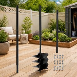Your New Favorite Ground Drill Auger: 250mm with Extensions