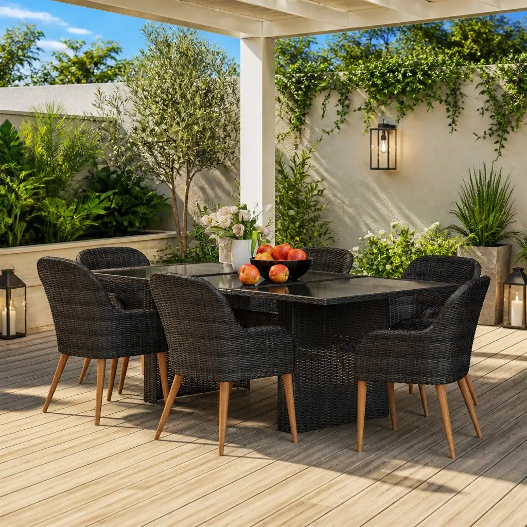 7-Piece Dining Set for Outdoor Enjoyment