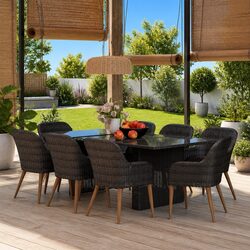 Invite Friends Over with This 9 Piece Outdoor Dining Set
