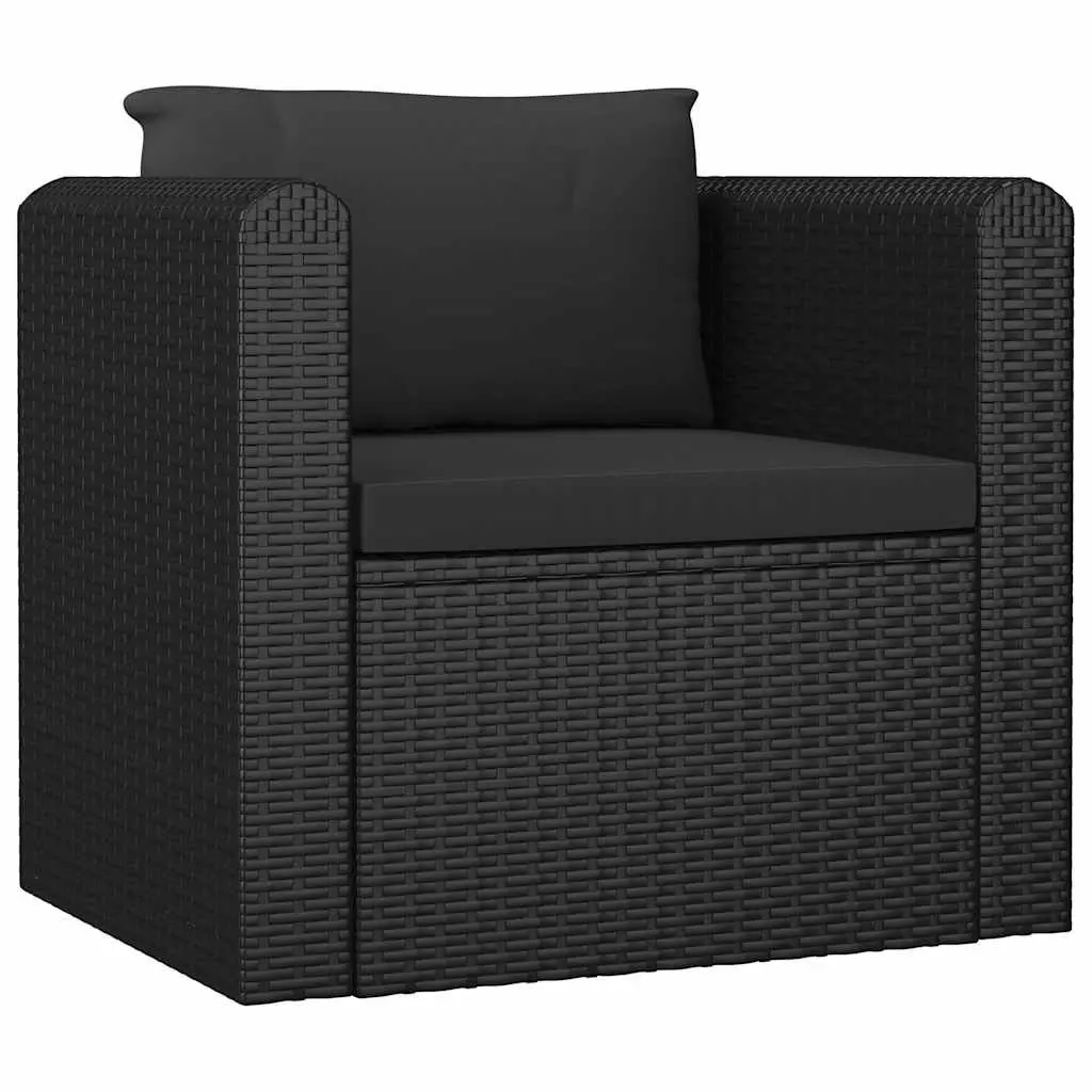 Garden Lounge Set Modular Rattan Sofa with Cushions 10 Piece