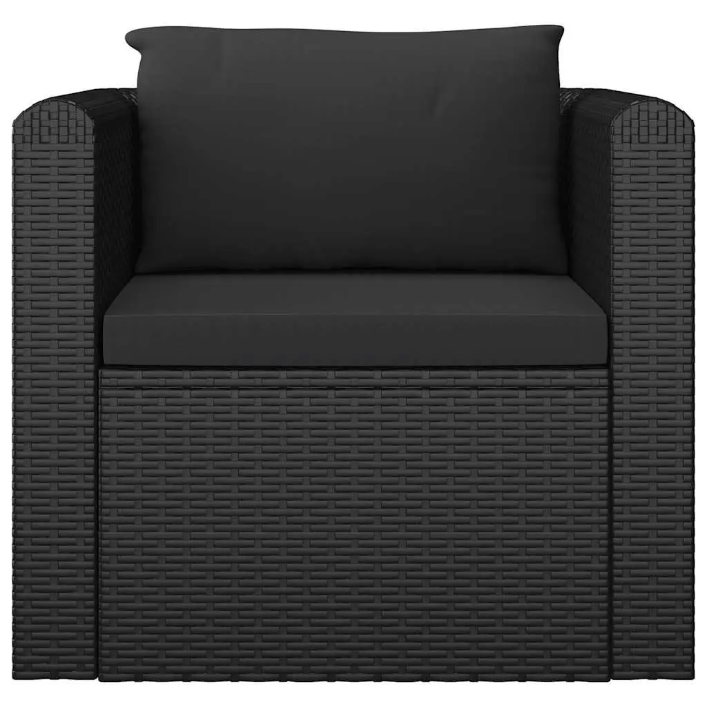 Garden Lounge Set Modular Rattan Sofa with Cushions 10 Piece