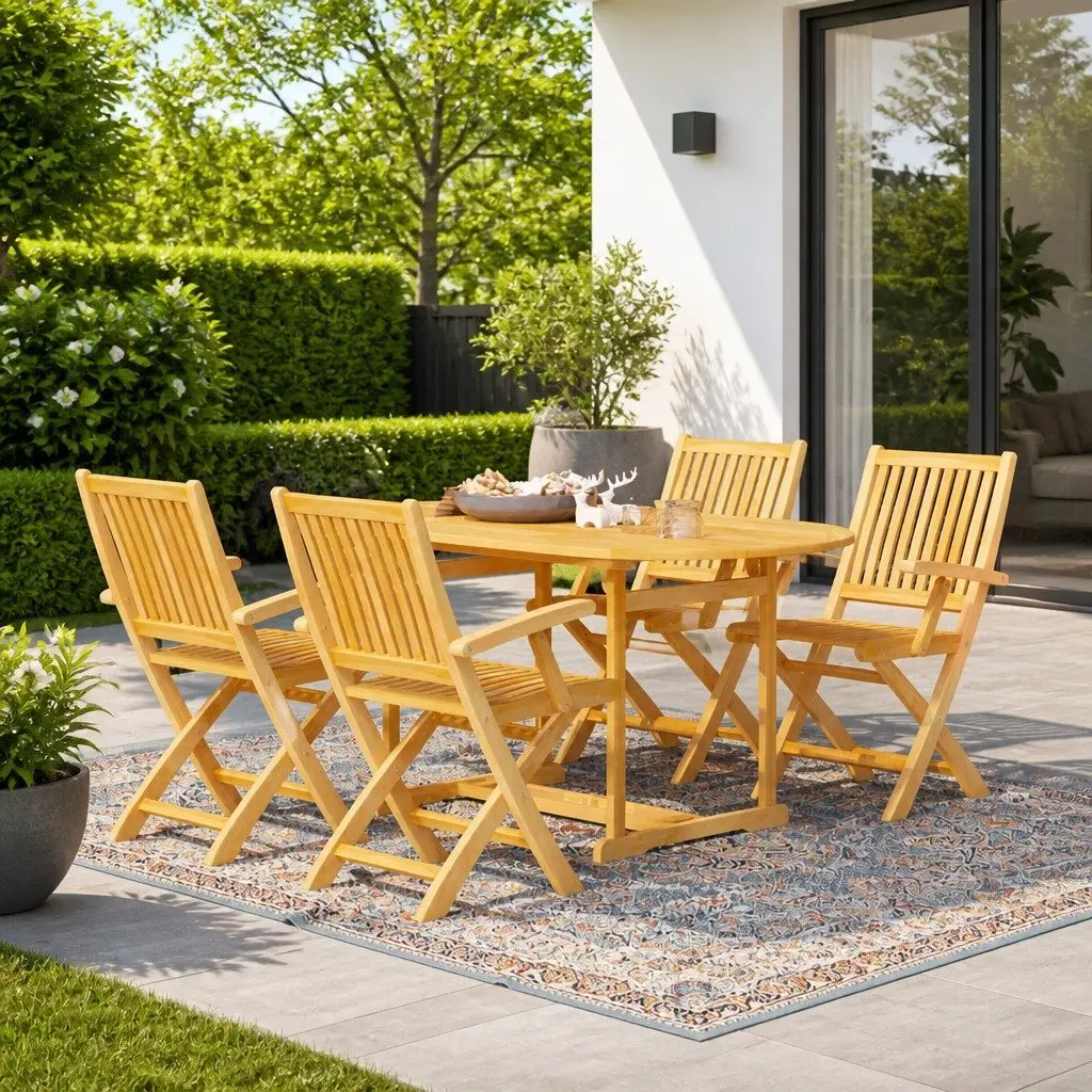 5 Piece Garden Dining Set