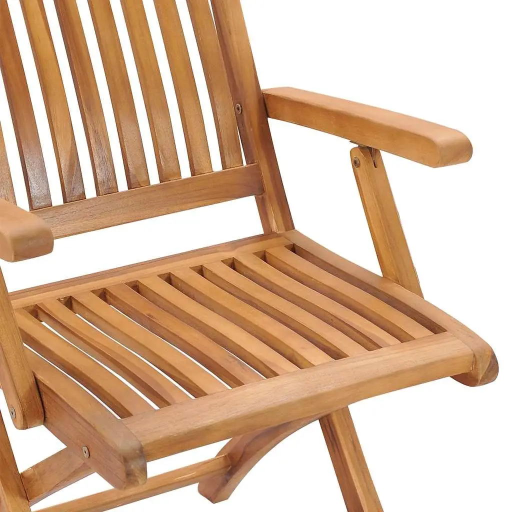 7 Piece Garden Dining Set Teak Wood Outdoor Patio Furniture Table Chairs