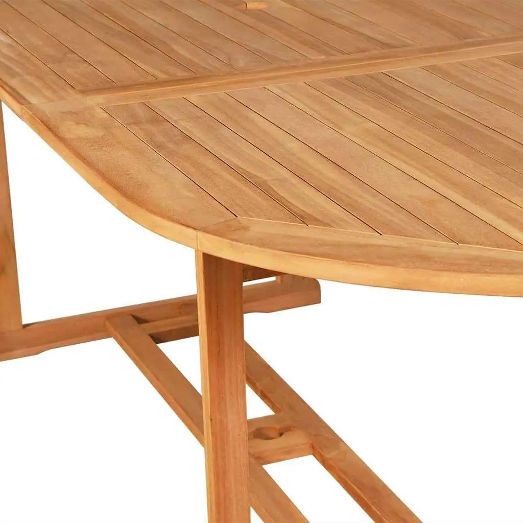 Garden Dining Set 9 Piece Outdoor Patio Furniture Teak Wood Table Chairs