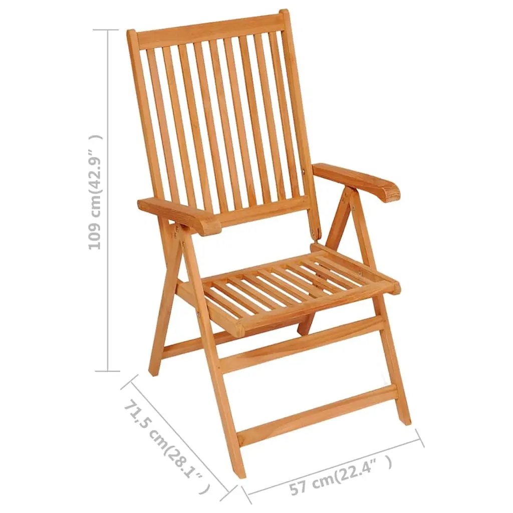 Garden Dining Set 9 Piece Outdoor Patio Furniture Teak Wood Table Chairs