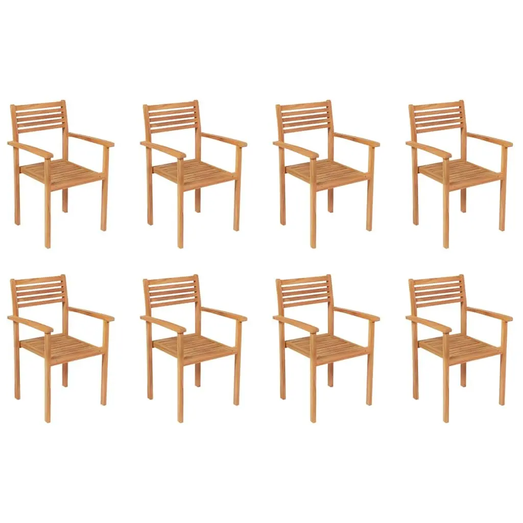 9 Piece Garden Dining Set Teak Wood Outdoor Furniture Brown