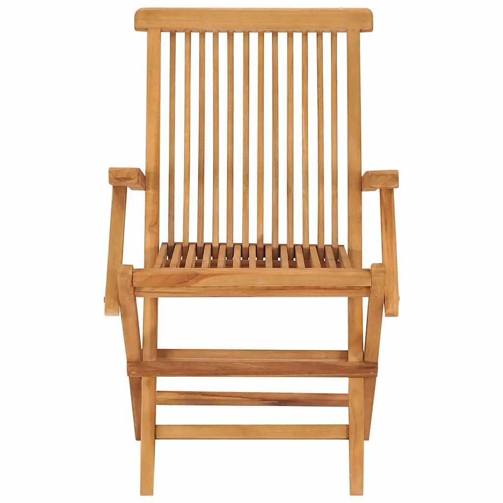 5 Piece Garden Dining Set Outdoor Table Chairs Patio Furniture Wooden Teak