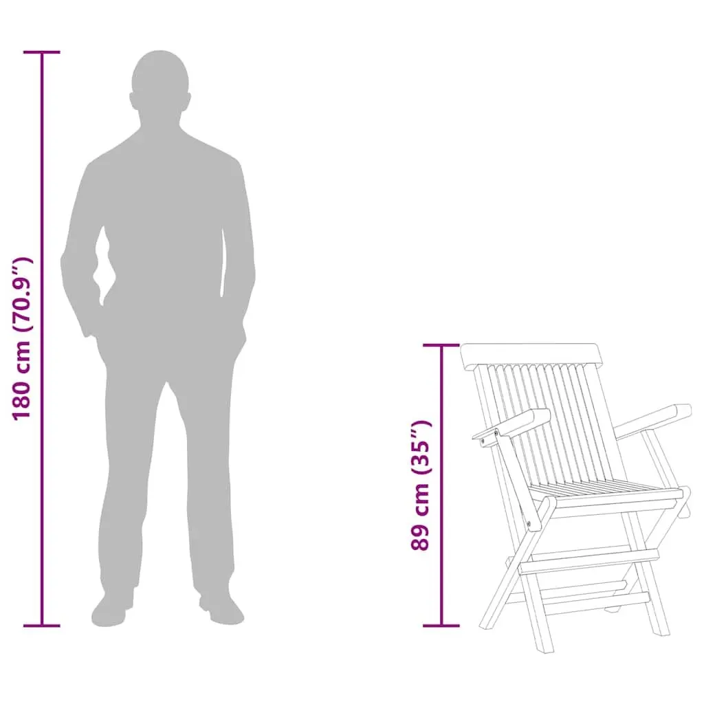 5 Piece Garden Dining Set Outdoor Furniture Foldable Table Chairs Brown