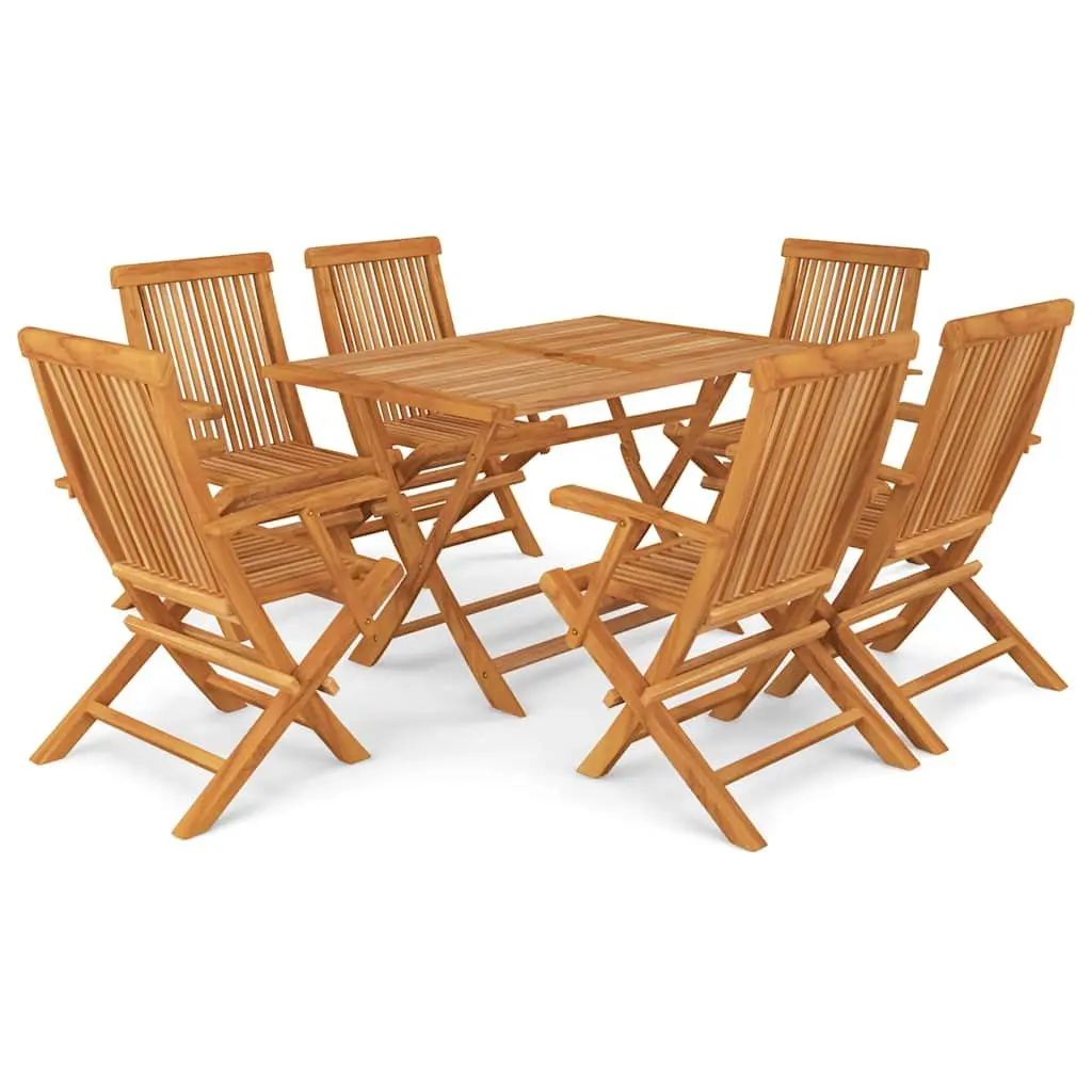 7 Piece Garden Dining Set for Outdoors