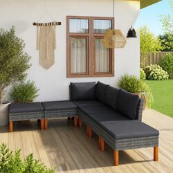 Your New Favorite 6 Piece Garden Lounge Set Awaits