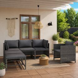 Your New Favorite 6 Piece Garden Lounge Set Awaits You
