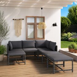Your Outdoor Oasis: 7 Piece Garden Lounge Set with Cushions