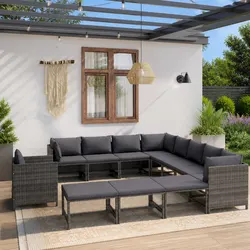 Your 12 Piece Grey Garden Lounge Set Awaits