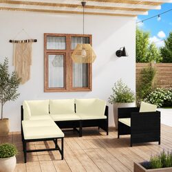 Friendly 6 Piece Outdoor Lounge Set for Your Patio