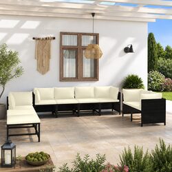 Your Outdoor Lounge Awaits with This 10-Piece Set