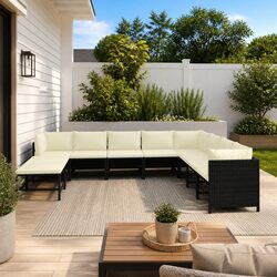 Enjoy Your Outdoors with a Modular 11-Piece Lounge Set