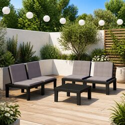 Get Cozy Outdoors with This Lounge Set for You