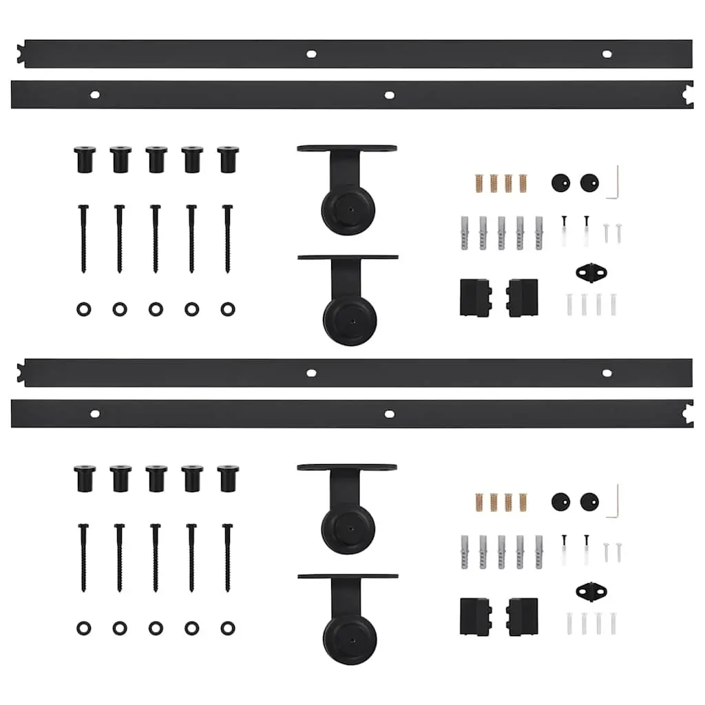 Sliding Door Hardware Kit 200cm Track Rollers Barn Door System
