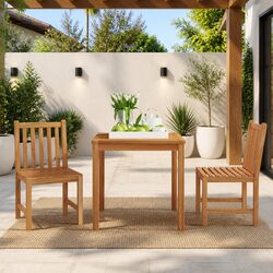 Your Perfect 3 Piece Teak Garden Dining Set Awaits