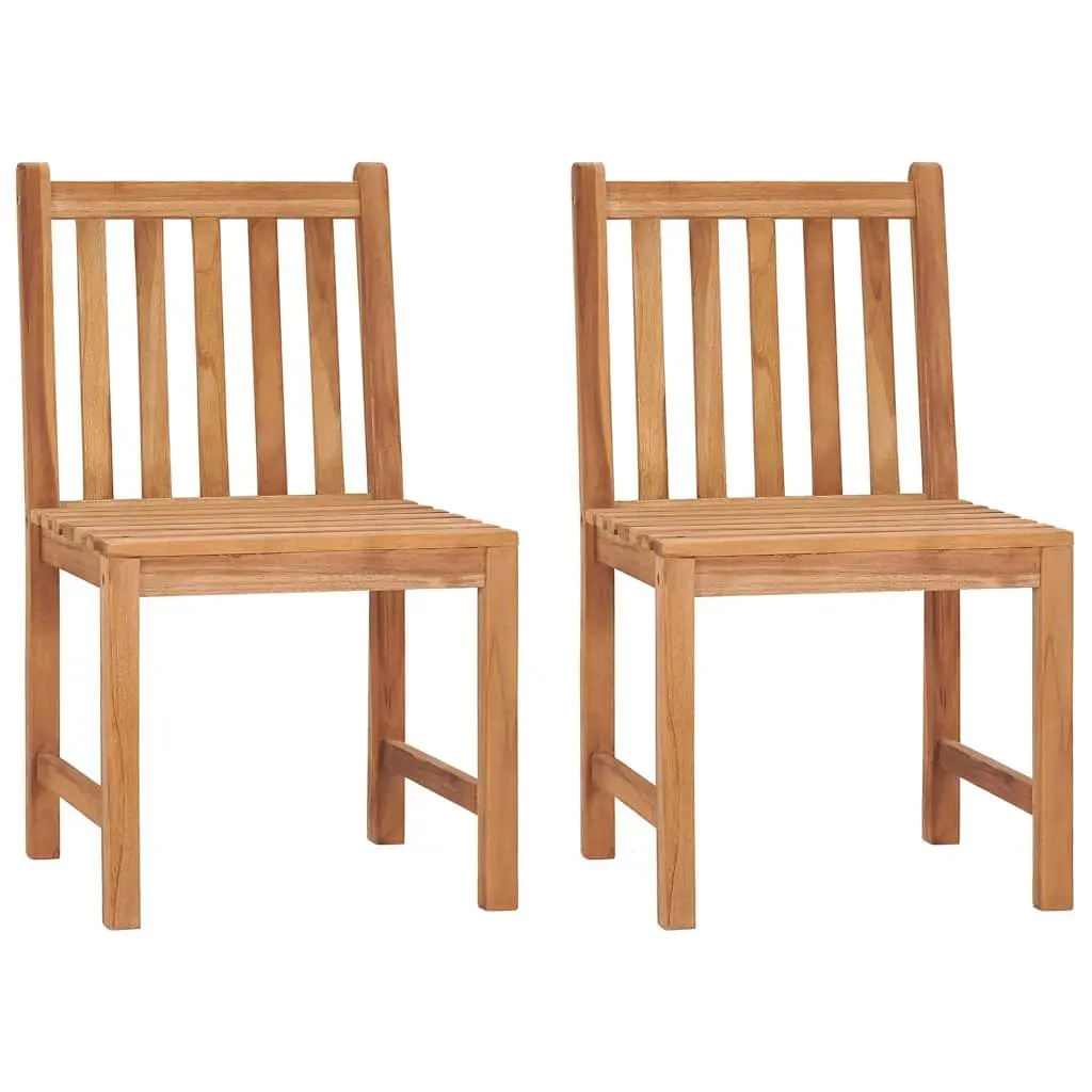 3 Piece Garden Dining Set Solid Teak Wood 80x80 cm Outdoor Furniture Patio Table