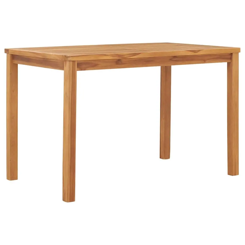 Garden Dining Set Teak Wood 5 Piece Outdoor Furniture