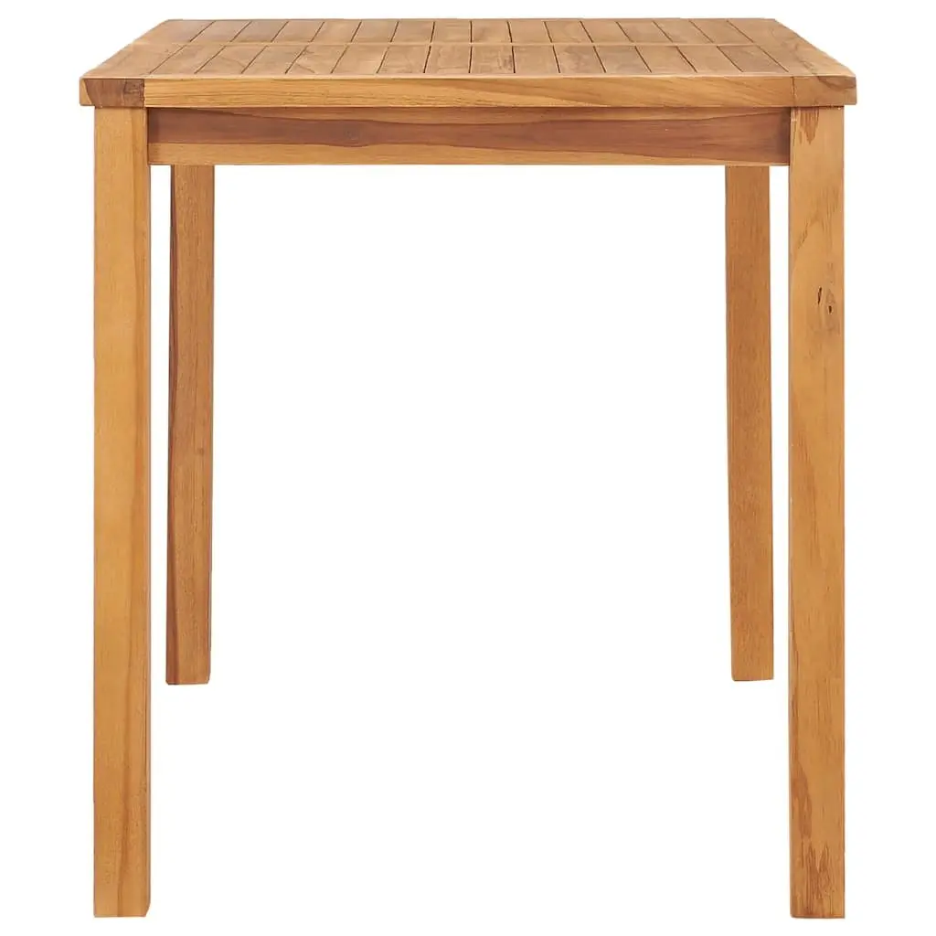 Garden Dining Set Teak Wood 5 Piece Outdoor Furniture