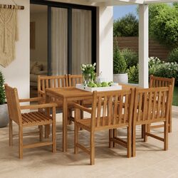 Your Perfect Outdoor Dining Set - 7 Pieces of Teak Wood
