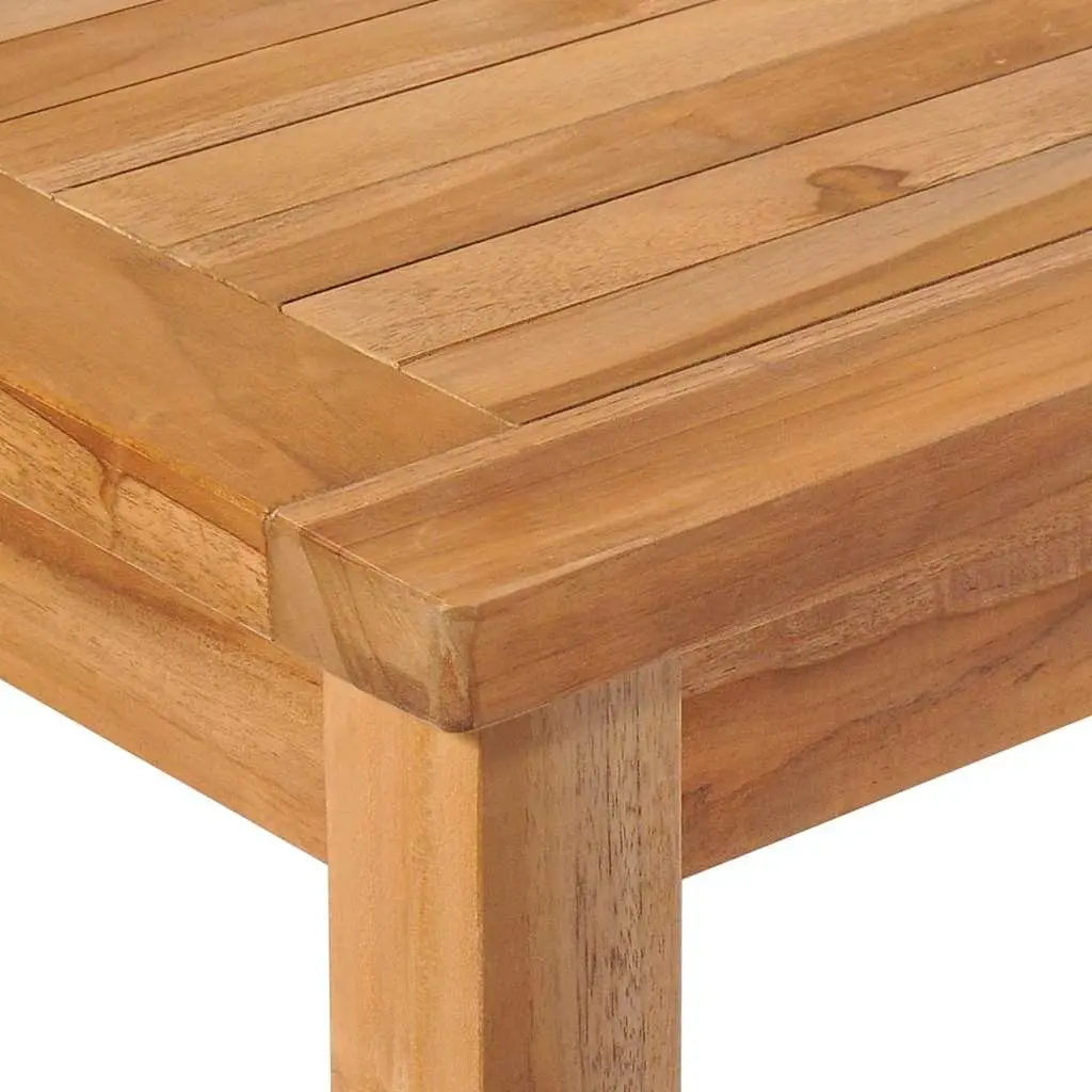 Garden Dining Set 5 Piece Outdoor Furniture Teak Wood Table Chairs Patio