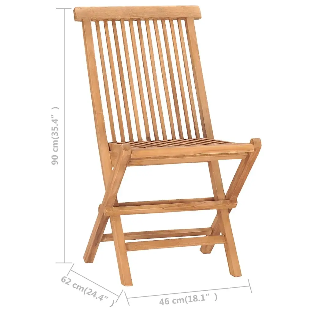 7 Piece Folding Outdoor Dining Set Teak Wood Table Chairs Garden Patio Furniture