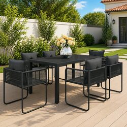Enjoy Your Outdoor Space with This 7 Piece Dining Set